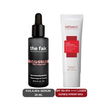 The Fair Kolajen Serum 30 ML + Cell Fusion C Laser Güneş Kremi SPF50+ 50 ML