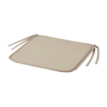 Sandalye Minderi İnce 34x34x1 cm Bej Renk MeridyenDukkan İç -Dış