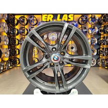 4 Adet Bmw  8.5-9.5 18 5 120 Et47 72.6 Füme Jant Revize Edilmiş Takım