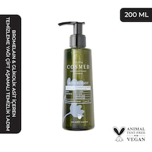 Cosmed Bromelain & Glikolik Asit İçeren Temizleme Yağı - Pineapple Enzyme Cleansing Oil - 200 ml