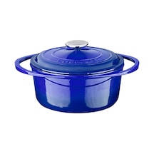 Lava Döküm Yuvarlak Tencere Çap(Ø)24cm