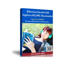 Bilinmesi Gerekli 450 İngilizce Kelime Karekodlu Spiralli Kitap