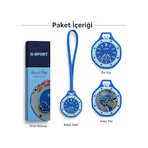 D-sport Boyol Pap Çok Renkli Kol Saati Günlük Kullanım Unisex Saat Açık Mavi