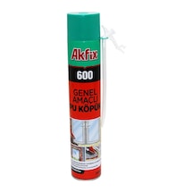 Akfix-600 Genel Amaçlı Pu Köpük Montaj Köpük 600gr - 12'li Paket