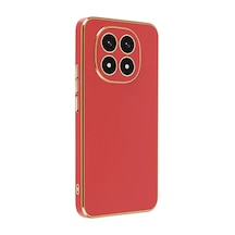 Sh Newface Xiaomi Redmi Note 14 Pro 4g Kılıf Volet Silikon - Kırmızı Najmaddin