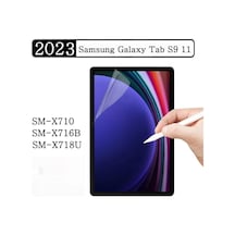 Samsung Galaxy Tab S9 11 İnç İle Uyumlu Nano Kırılmaz Ekran Koruyucu, Şeffaf Cam, Sm-x710