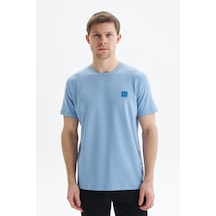 AR-MA Arma Erkek Regular Fit Basic Süprem Bisiklet Yaka Tişört Y29344472602 Mavi