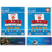 Tonguç Akademi 6. Sınıf Yazılı Denemeleri Tüm Dersler 1. Ve 2. Dönem Set 2 Kitap