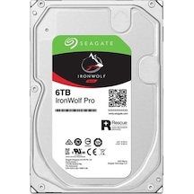 6 Tb Seagate 3.5 Ironwolf Pro Sata3 7200rpm 256mb St6000nt001 5 Yıl Resmı Dıst Garantılı