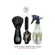 126 Koz01 Ense Fırçası , Koz Xx Fade Fırça , Koz90 Suluk / 3 Lü Set