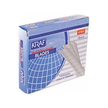 Kraf Geniş Maket Bıçağı Yedeği 100 Adet Falçata Ucu