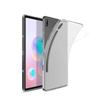 Samsung Uyumlu Galaxy Tab S6 T860 Silikon Şeffaf Kılıf