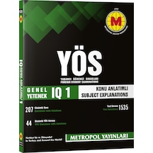 Yös Genel Yetenek Iq -1 Konu Anlatımlı-Örnek Çözümlü