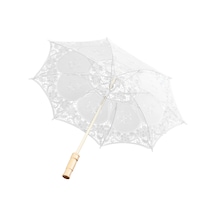 Gelin Dantel Şemsiyesi Batı Tarzı Şemsiye Ziyafet Sahne Fotoğraf Aksesuarları Düğün Aksesuarları Beyaz L Beden Diğer