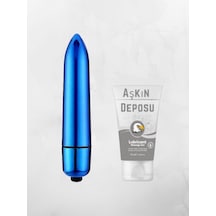Aşkın Deposu Kayganlaştırıcı Jel 50 ML + Mini Kurşun Vibratör Mavi