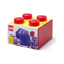 Lego Storage 253240 2 2 Translucent Red Storage Brick