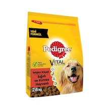 Pedigree Sığır Etli ve Kümes Hayvanlı Yetişkin Köpek Maması 2600 G