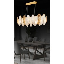 Hawai Yemek Masası Avize 2427-s86-4u-gt Gold
