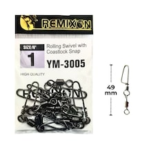 Remixon Ym-3005 No:1 Klipsli Fırdöndü 10 Adet