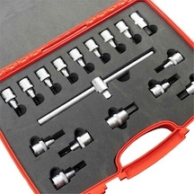 1/2 Allen Uçlu Lokma Takımı Ve Torx Uç Set 17 Parça