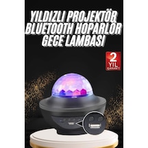 Dönen Işıklı Disko Topu Projektör Müzik Çalarlı Disco Speaker Renkli 24191622