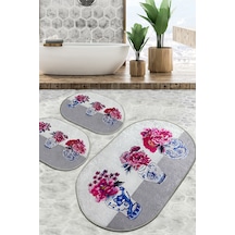 Joseph Banyo Halısı Djt 3 Lü Set Çok Renkli