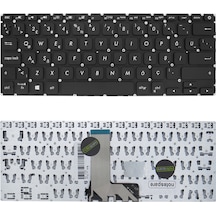 Asus Uyumlu X415ja-ek031t, X415ja-ek056t, X415ja-ek080t, X415ja-ek1008t Klavye Tr Siyah
