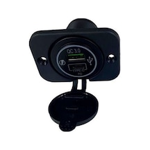 Universal Marin, Karavan Çakmak Yuvası Usb + Type-c 9-30v
