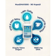 Nua Dha 1000 Omega-3 İçeren Gıda Takviyesi 90 Kapsül