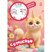 Cuticorn - Oyna Ve Çöz Çıkartmalı Etkinlik Kitabı - Dppq-901233