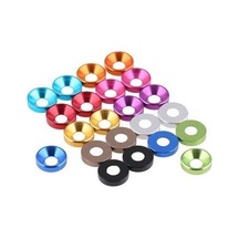 20pcs/lot M2/m2.5/m3/m4/m5 Anonize Renk Alüminyum Alaşım Sayaçlı Başlı Koni Contası 20pcs/lot M2/m2.5/m3/m4/m5 Anonize Renk Alüminyum Alaşım Sayaçlı Başlı Koni Contası