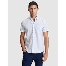 Pierre Cardin Erkek Mavi Gömlek Kısa Kollu 50320899-vr036