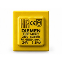 Hr Diemen E3814062 Trafo 230v 24v 3,5va Transformatör