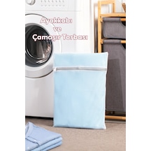 Porsima 3129 Çamaşır Yıkama Filesi Fermuarlı Bölmeli Yıkama Filesi Renkli