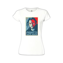 Pearl Jam - The Fixer Beyaz Kadın Tshirt 001