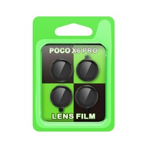 Xiaomi Poco X6 Pro Uyumlu Raze Metal Kamera Lens - Siyah