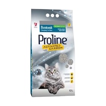 Proline Aktif Karbonlu İnce Taneli Topaklanan Bentonit Kedi Kumu 10 Lt