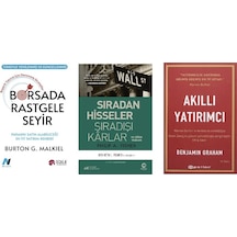 Borsada Rasgele Seyır + Sıradan Hısseler Sıra Dısı Karlar + Akıllı Yatırımcı 3 Set