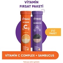 Vitago Vitamin C Sambucus 2 x 20 Efervesan Tablet
