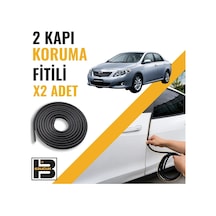Toyota Corolla 2007-2013 Kapı Koruma Fitili-iki Kapı-siyah-bm1012