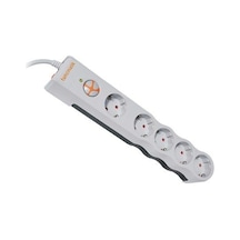 Tuncmatik Enerji Koruma Prizi Powersurge 5'li Beyaz 1050 Joule Tsk6134