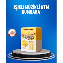 Çocuklar İçin Sarı Elektronik Şifreli Para Biriktirme Kumbarası Mh-hs5142-2747