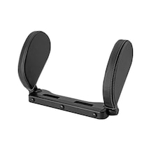 Yifomall Araç Koltuk Başlığı Yastığı - Hafızalı Köpük Boyun Desteği, Rahat Uyku İçin Ayarlanabilir U Şeklinde Siyah