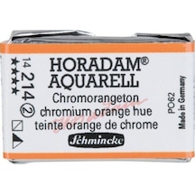 Schmincke : Horadam Aquarell Artist Sulu Boya : Tam Tablet : Seri 2 214 Chrome Orange No Lead