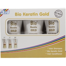 Bio Keratin Gold Brezilya Fönü Şampuan + Saç Kremi + Keratin
