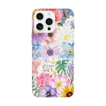 İphone 14 Pro Uyumlu Baskılı Şeffaf Telefon Kılıfı Koleksiyon: Floraluxe Botanica 4