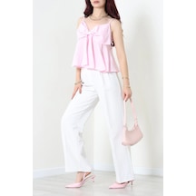 Modi Askılı Bluz Pembe - 4275.1247. Acık Pembe