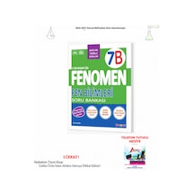 Fenomen 7 Fen Bilimleri B Soru Bankası 7-003