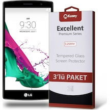 LG Uyumlu G4 Beat Ekran Koruyucu Cam 3 Adet (533984075)