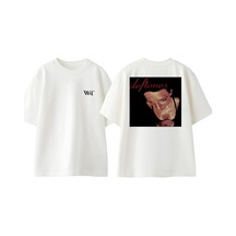 Thewert Deftones 1 Tasarım Sırt Baskılı Pamuk Beyaz Oversize T-shirt